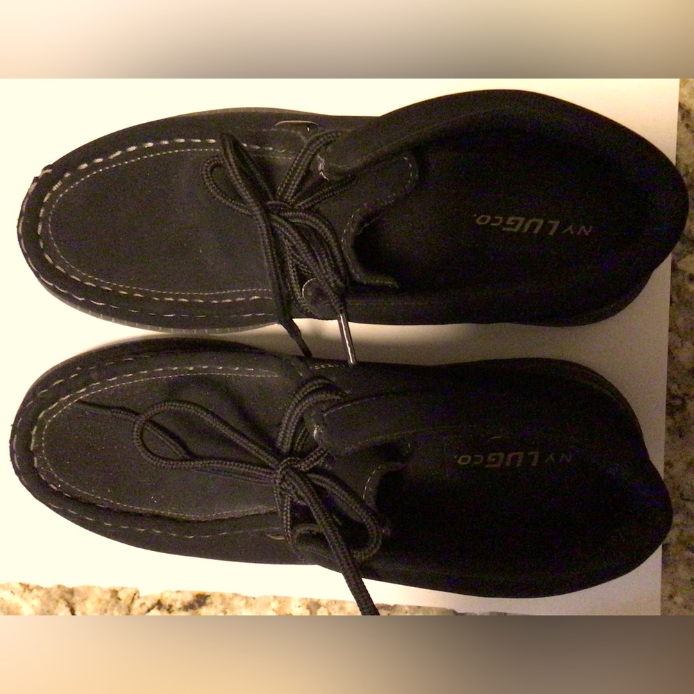 New Black Suede Dress Shoes